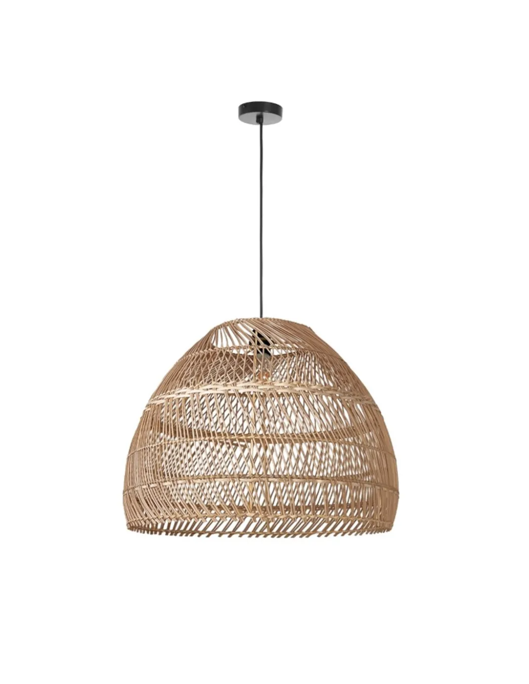 Colgante de techo Vietnam - Novolux Lighting - Lámpara de mimbre natural