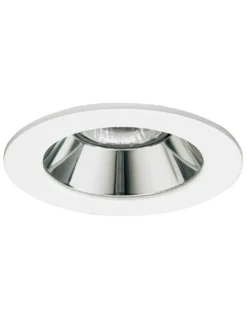 Dimmable aluminum recessed light in 2 colours and 3 light sources 3000/4000K – Silver – Indeluz - Novolux