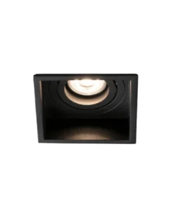 Downlight de techo empotrable Hyde – Faro – Lámpara cuadrada, GU10, 8.9 cm