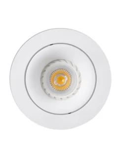 Downlight de techo redondo Argón – Faro – Lámpara empotrable GU10, Ø 11.4 cm