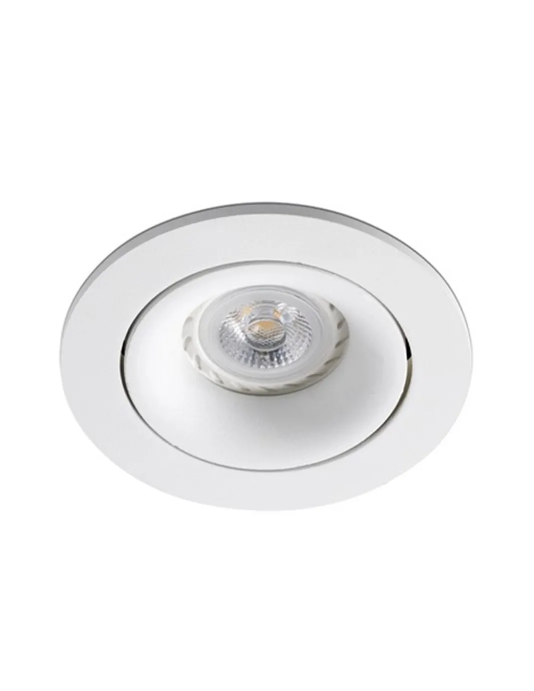 Downlight de techo redondo Argón – Faro – Lámpara empotrable GU10, Ø 11.4 cm
