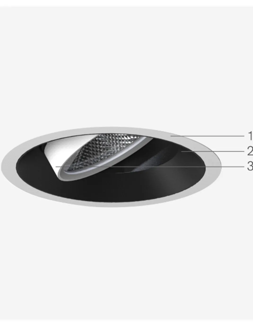 Downlight técnico Topo - Nexia - Foco orientable LED