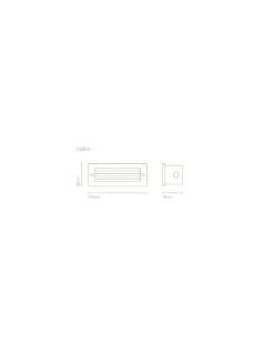 Empotrable de exterior para pared Carrer – Nexia