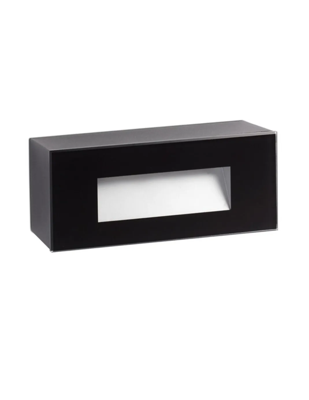 Empotrable de pared de exterior Dart RCT – Faro – Diseño horizontal en blanco o negro