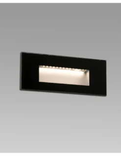 Empotrable de pared de exterior Dart RCT – Faro – Diseño horizontal en blanco o negro