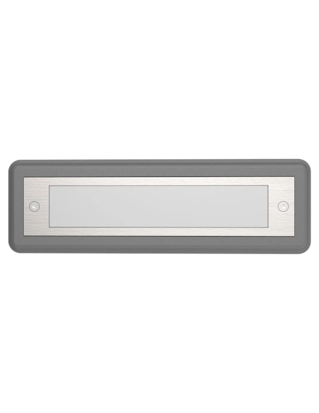 Empotrable de pared Malta - Iberlamp - Foco rectangular de exterior para iluminar escaleras o pasillos