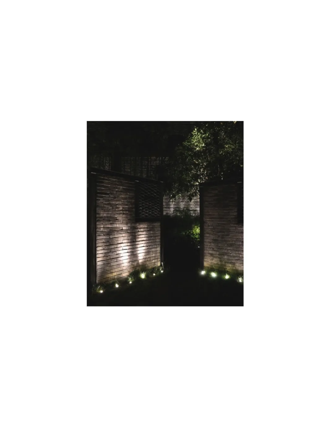 Empotrable de suelo Vila I - Nexia - Lámpara de exterior LED, Ø 6.8 cm