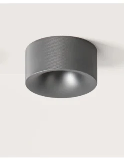 Empotrable de techo Focus - Aromas - Foco de acero y alabastro, Ø 10 cm