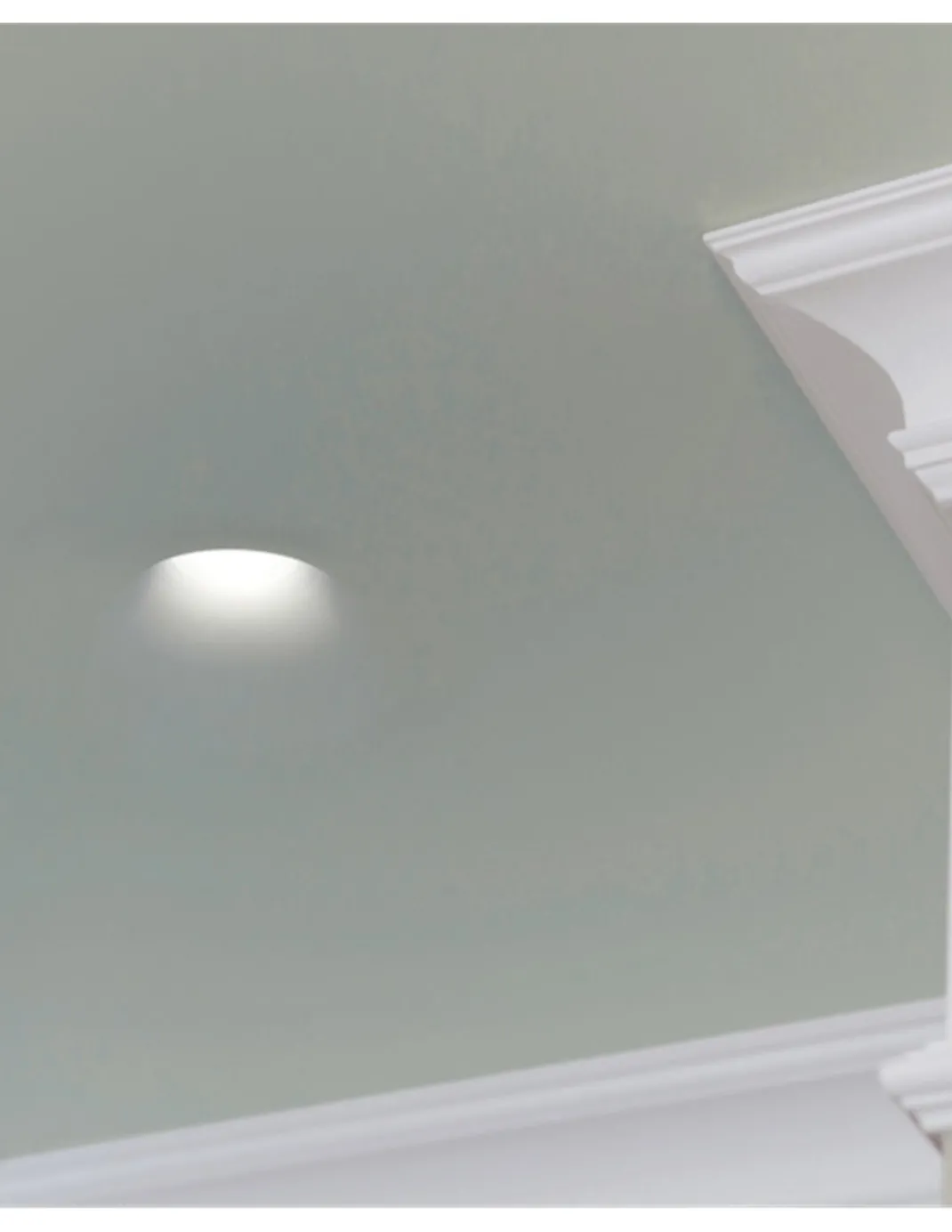 Empotrable de techo Len Round M - Indeluz - Novolux Lighting - Lámpara de techo de yeso, trimless, 13 cm