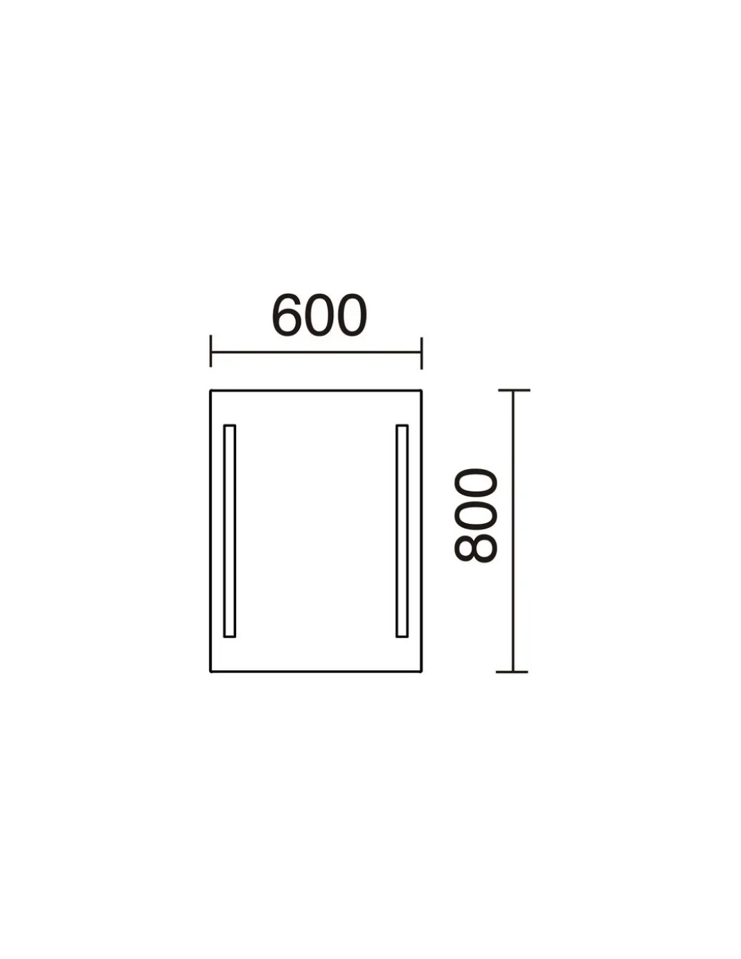 Espejo iluminado para baño – Exo – Novolux Lighting