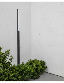 Farola de exterior Beret - Faro - Lámpara LED gris oscuro, 180 cm