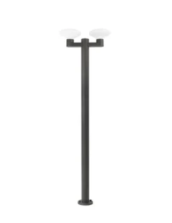 Farola de exterior Blubs – Faro – Aluminio Gris oscuro, IP44