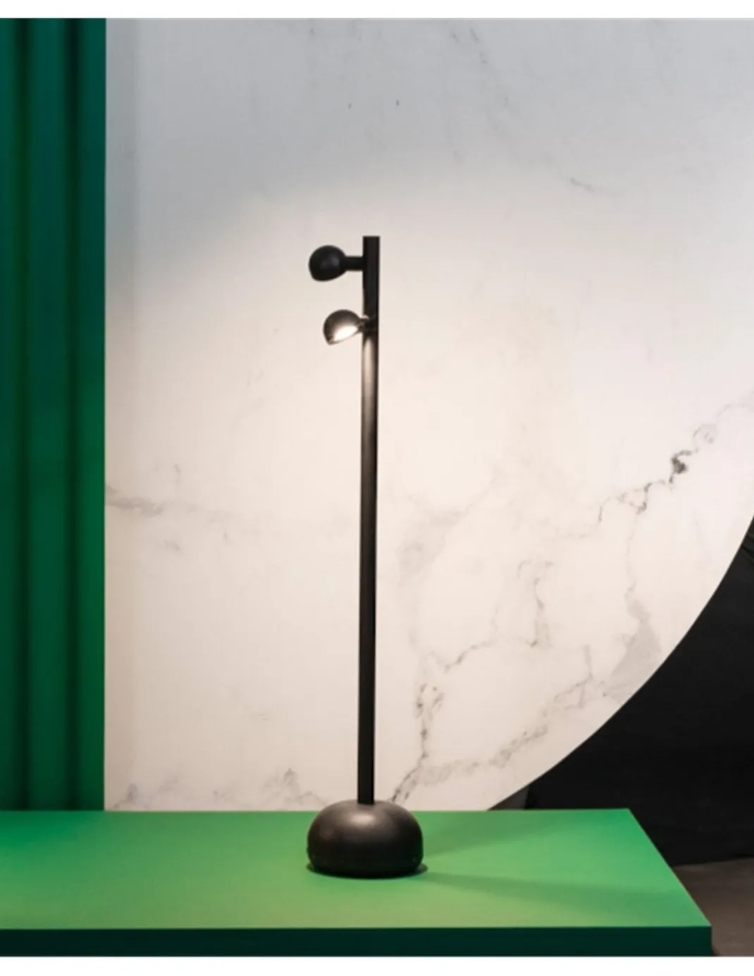 Farola de exterior portátil Brot – Faro – Diseño moderno negro en 2 tamaños