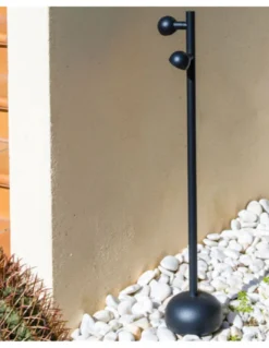 Farola LED de exterior Brot – Faro – Disponible en 2 tamaños, acabado negro
