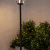 Farola LED Plaza - Faro - Farola exterior negra 220 cm