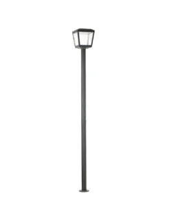 Farola LED Plaza - Faro - Farola exterior negra 220 cm