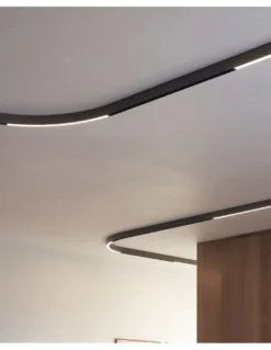 Foco de carril magnético Curve Line 48V – Beneito & Faure – Lámpara LED 8W