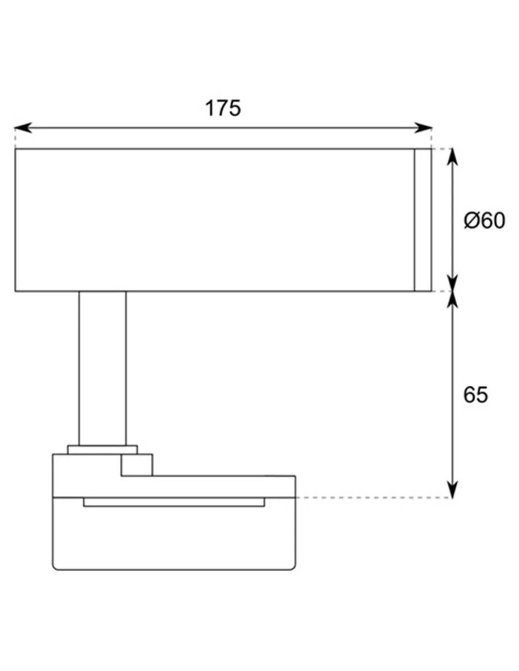 Foco de carril TL16 - Conalux - Lámpara orientable, LED regulable