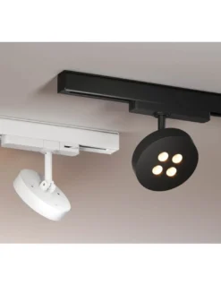 Foco de carril trifásico Cookie – Beneito & Faure – Lámpara LED regulable