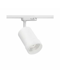 Foco de carril trifásico Crown – Beneito & Faure – Lámpara orientable en blanco o negro