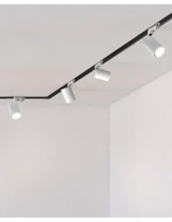 Foco de carril trifásico Sal - Mantra - Foco proyector dirigible, Disponible en 2 colores