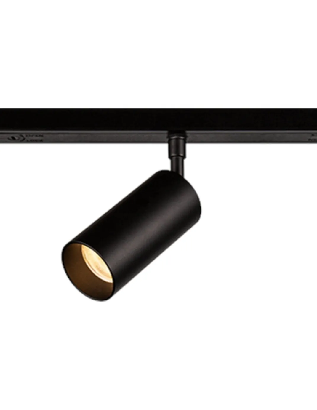 Foco de carril 48V Mini Spotlight - Nexia - Proyector orientable negro