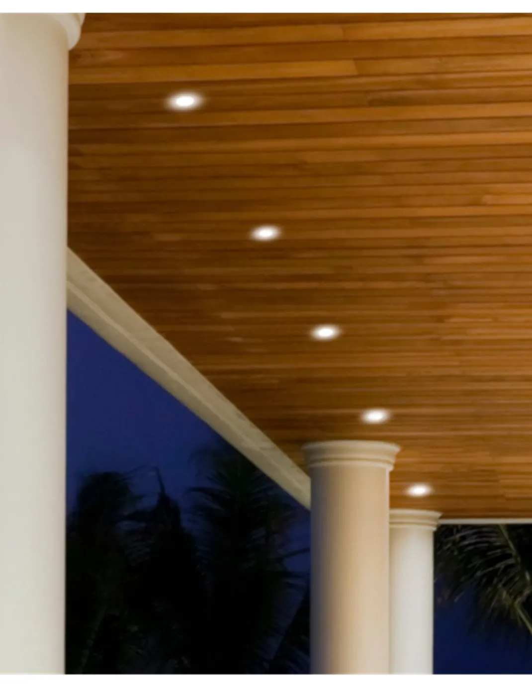 Foco de exterior Guincho - Mantra - Lámpara empotrable redonda en 2 tamaños, IP54, LED 2700K