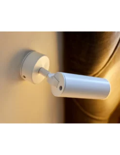 Foco de pared y techo LED en 2 acabados orientable y regulable 2700K – Haul - Milán