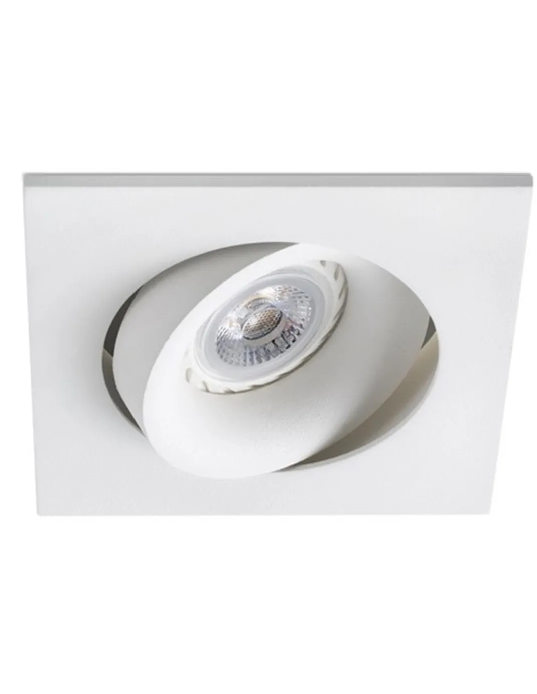 Foco de techo cuadrado Argón – Faro – Downlight GU10, 11.5 cm