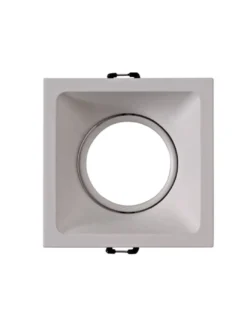 Foco de techo cuadrado Comfort – Mantra – Empotrable de techo downlight GU10, 9.2 cm