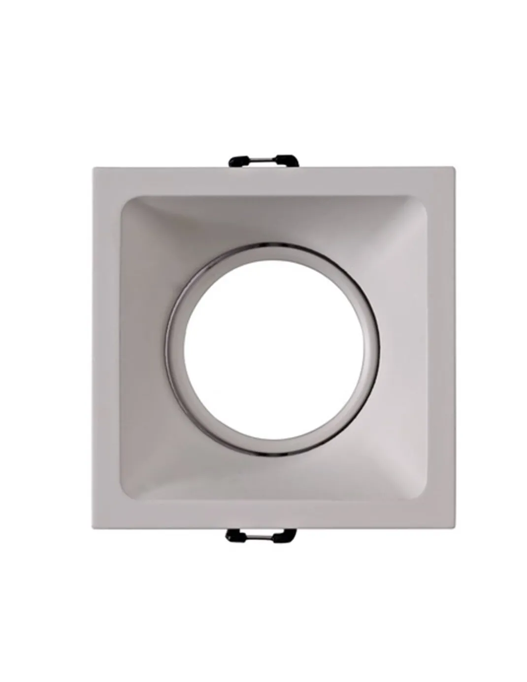 Foco de techo cuadrado Comfort – Mantra – Empotrable de techo downlight GU10, 9.2 cm