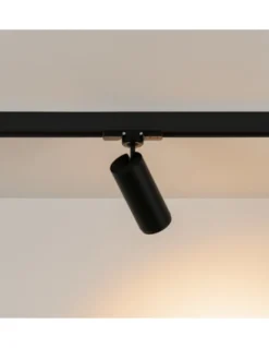 Foco de techo de carril LED Ø 5.5 cm en 2 acabados y fuentes de luz orientable y regulable 2700K – Haul - Milán