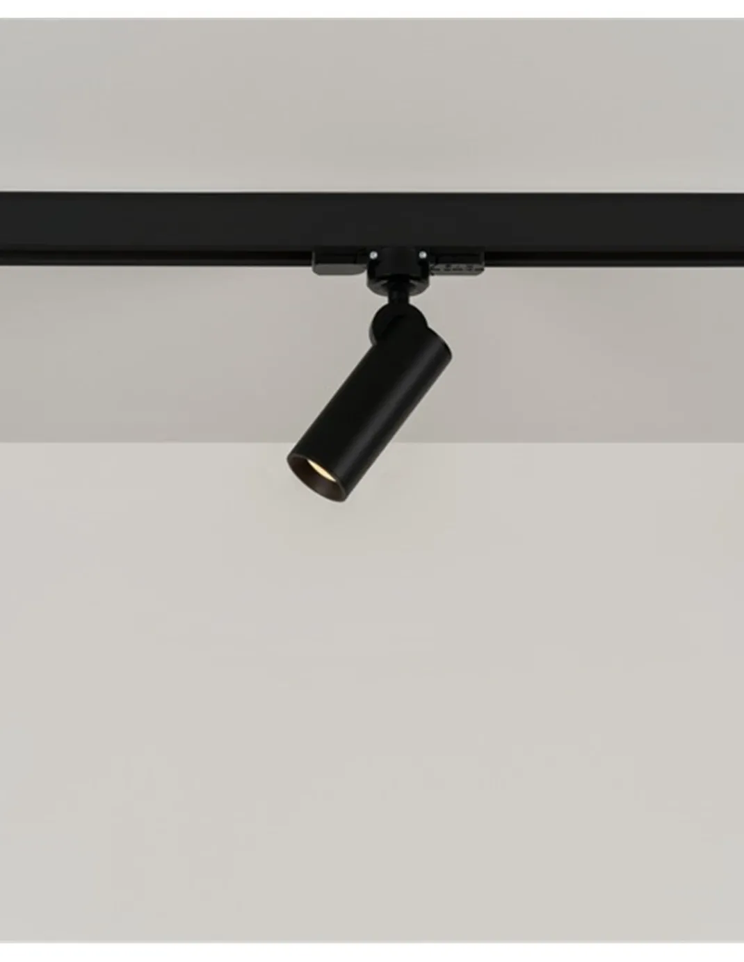 Foco de techo de carril LED Ø 4 cm en 2 acabados orientable y regulable 2700K – Haul - Milán