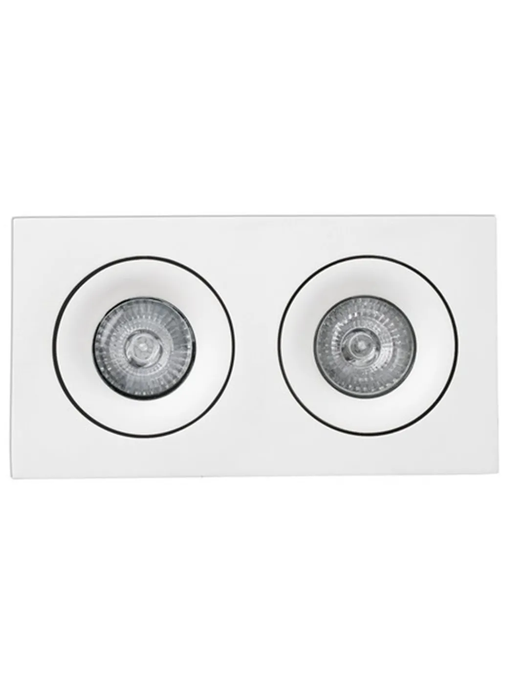 Foco de techo Downlight Argón – Faro – Downlight 2 luces, GU10, 23.2 cm