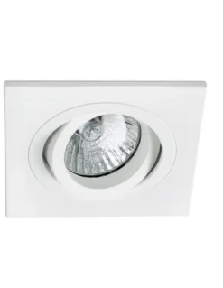 Foco de techo Downlight Radón – Faro – Lámpara cuadrada GU10, 9.2 cm