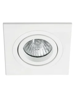 Foco de techo Downlight Radón – Faro – Lámpara cuadrada GU10, 9.2 cm