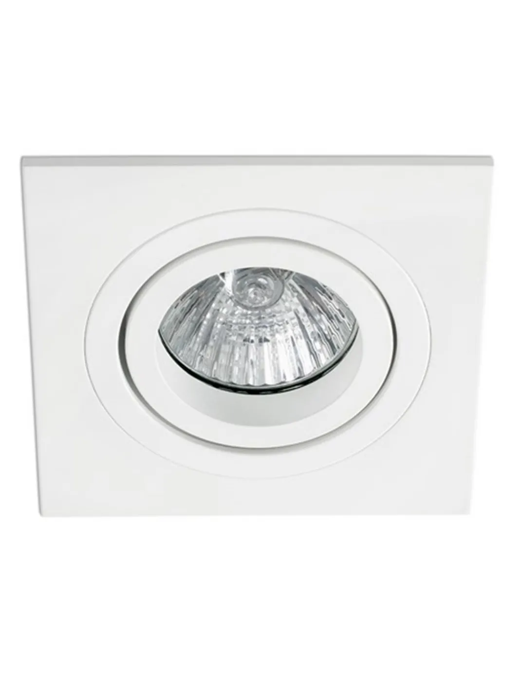 Foco de techo Downlight Radón – Faro – Lámpara cuadrada GU10, 9.2 cm