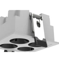 Foco de techo empotrable Blau - Mantra - Foco empotrable cuadrado de 4 luces