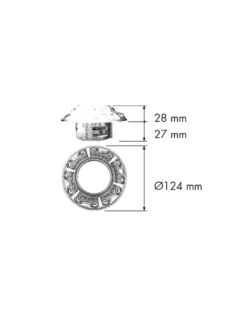 Foco de techo empotrable clásico Siena Swivel & Tilt – Fede