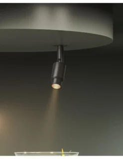 Foco de techo empotrable Micro Zoom – Beneito & Faure – Foco orientable LED