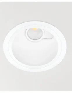 Foco de techo empotrable Pointer - Arkoslight - Downlight redondo orientable LED, Ø 11.2 cm