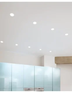 Foco de techo empotrable Pointer - Arkoslight - Downlight redondo orientable LED, Ø 11.2 cm