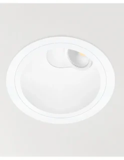 Foco de techo empotrable Pointer - Arkoslight - Downlight redondo orientable LED, Ø 11.2 cm