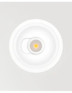 Foco de techo empotrable Pointer - Arkoslight - Downlight redondo orientable LED, Ø 11.2 cm