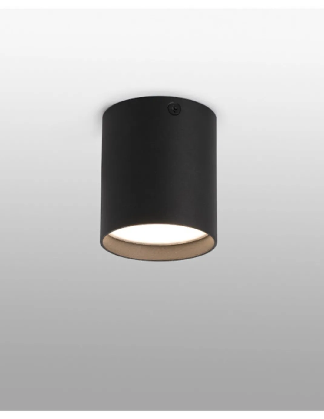 Foco de techo Haru - Faro - Foco LED cilíndrico de superficie