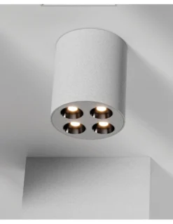Foco de techo Invisible - ACB - Lámpara de superficie LED cilíndrico multipunto