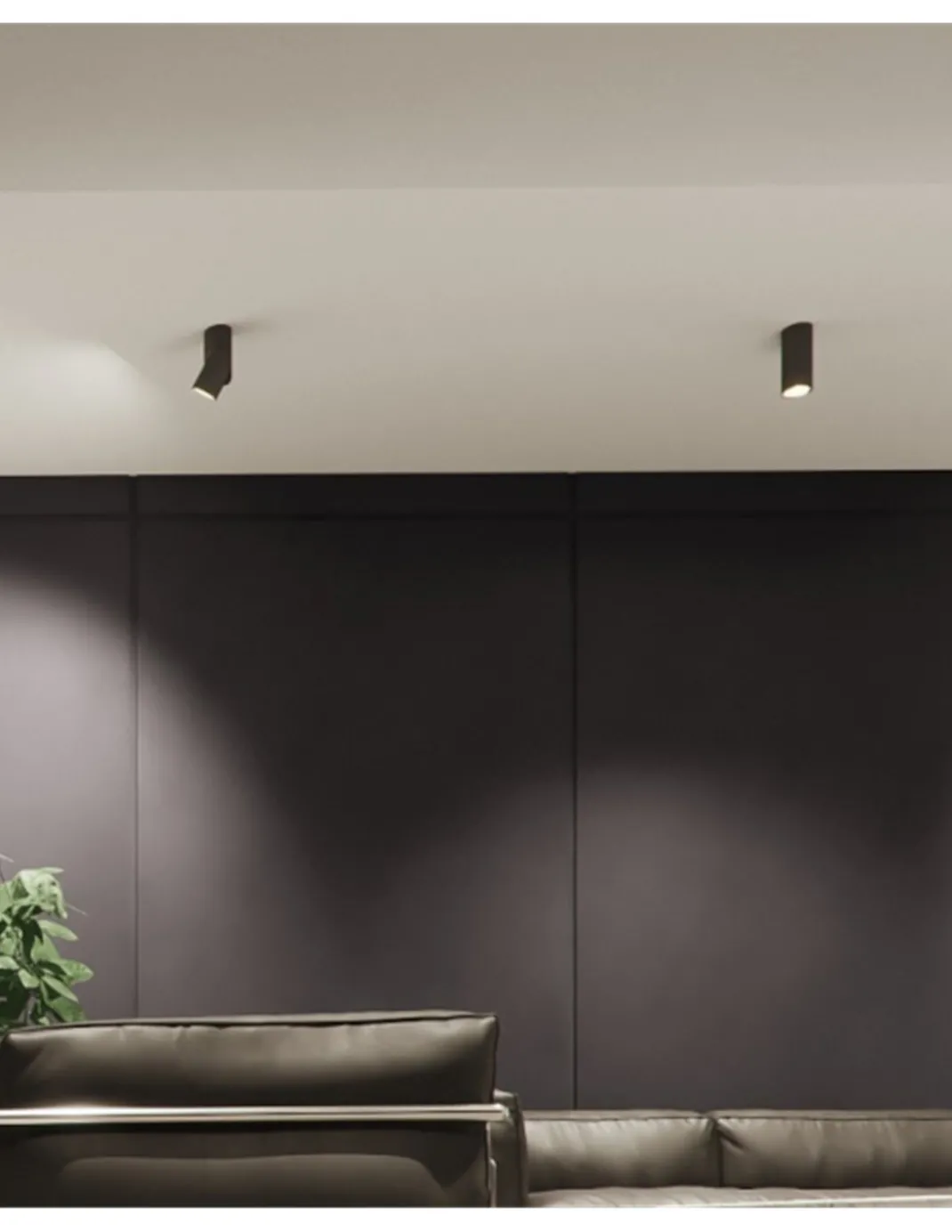 Foco de techo Plus - Beneito & Faure - Foco de superficie LED orientable