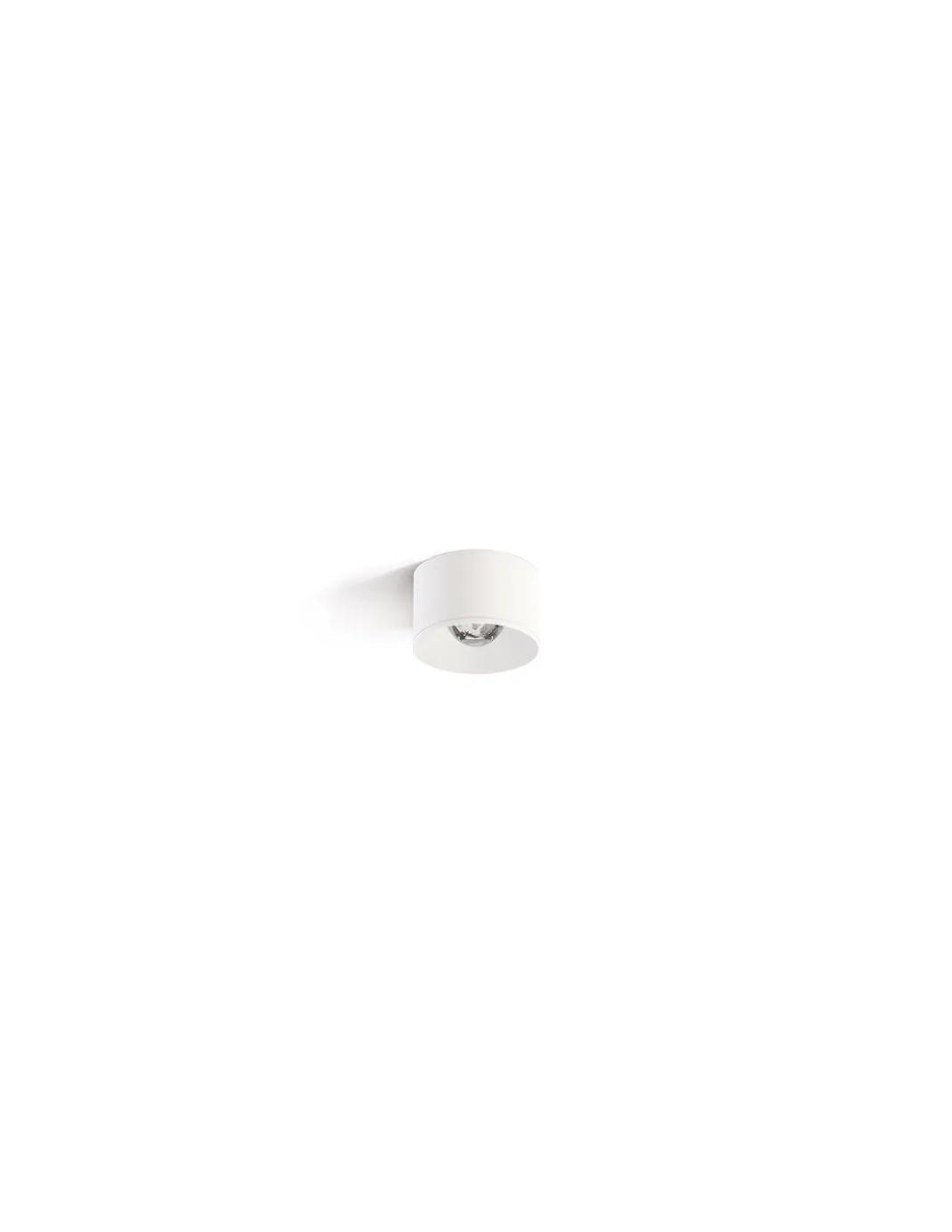 Foco de techo Puck - Arkoslight - Diseño circular en 4 colores, Lámpara LED Ø 8 cm/Ø 9.5 cm