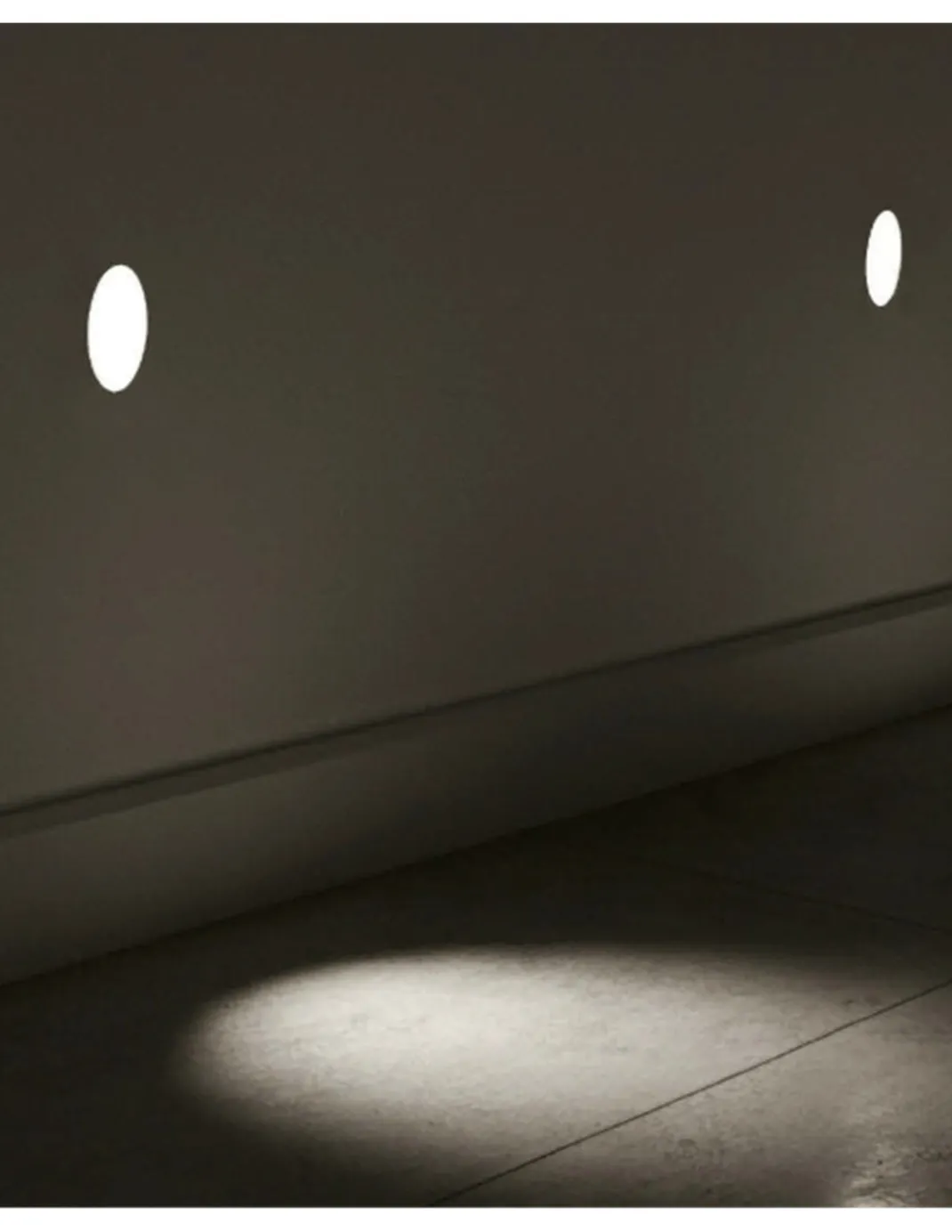 Foco empotrable de pared Thriller - ACB - Foco trimless de yeso para pasillos y escaleras