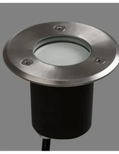 Foco empotrable de suelo Nemo - ACB - Lámpara de exterior de acero, Ø 10 cm